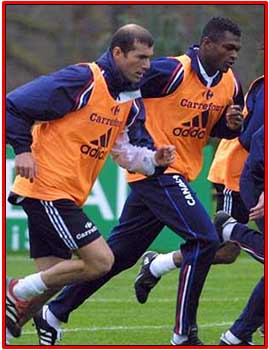 Zidane entrenamiento