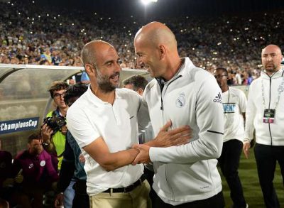 Pep Guardiola y Zinedine Zidane. Planteamiento Táctico.