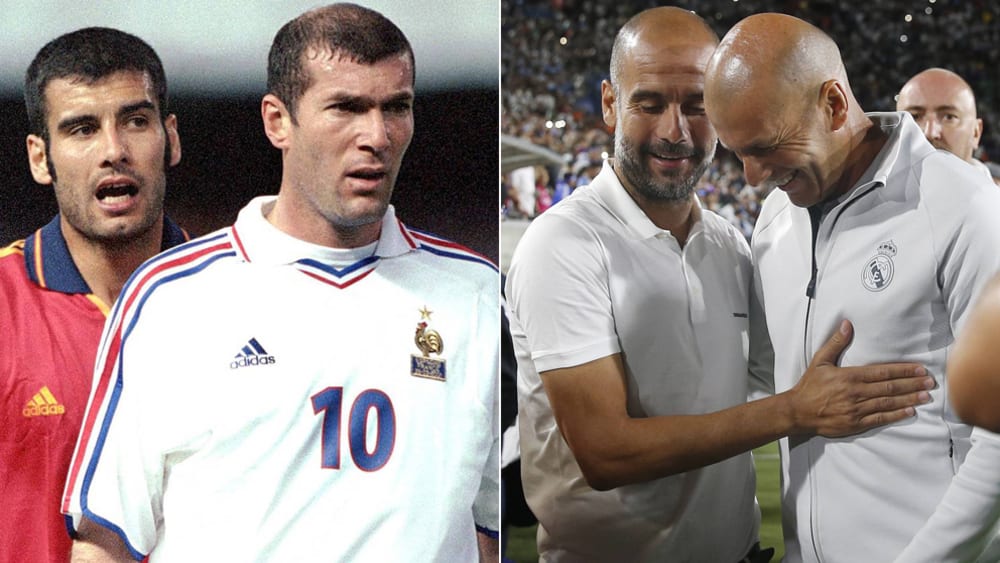 Pep Guardiola y Zinedine Zidane. Planteamiento Táctico.