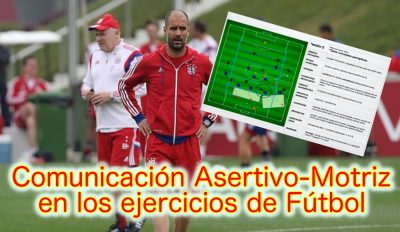 Comunicación Asertivo Motriz y grupos de Resonancia Empática en las tareas del Fútbol. Joan Miquel Chacón