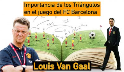 Louis Van Gaal explica la importancia de los triángulos posicionales en el fútbol de posesión del FC Barcelona