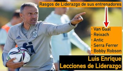 Luis Enrique - Rasgos del Liderazgo de sus entrenadores: Van Gaal, Reixach, Serra Ferrer, Antic,...