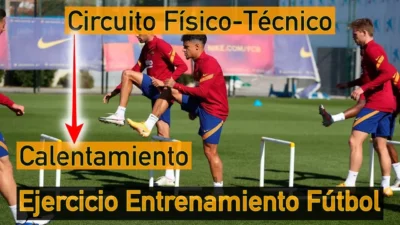 Circuito Físico-Técnico para el Calentamiento de un equipo de fútbol