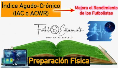 Fórmula del Índice Agudo - Crónico. Preparación Física. Toni Matas Barceló