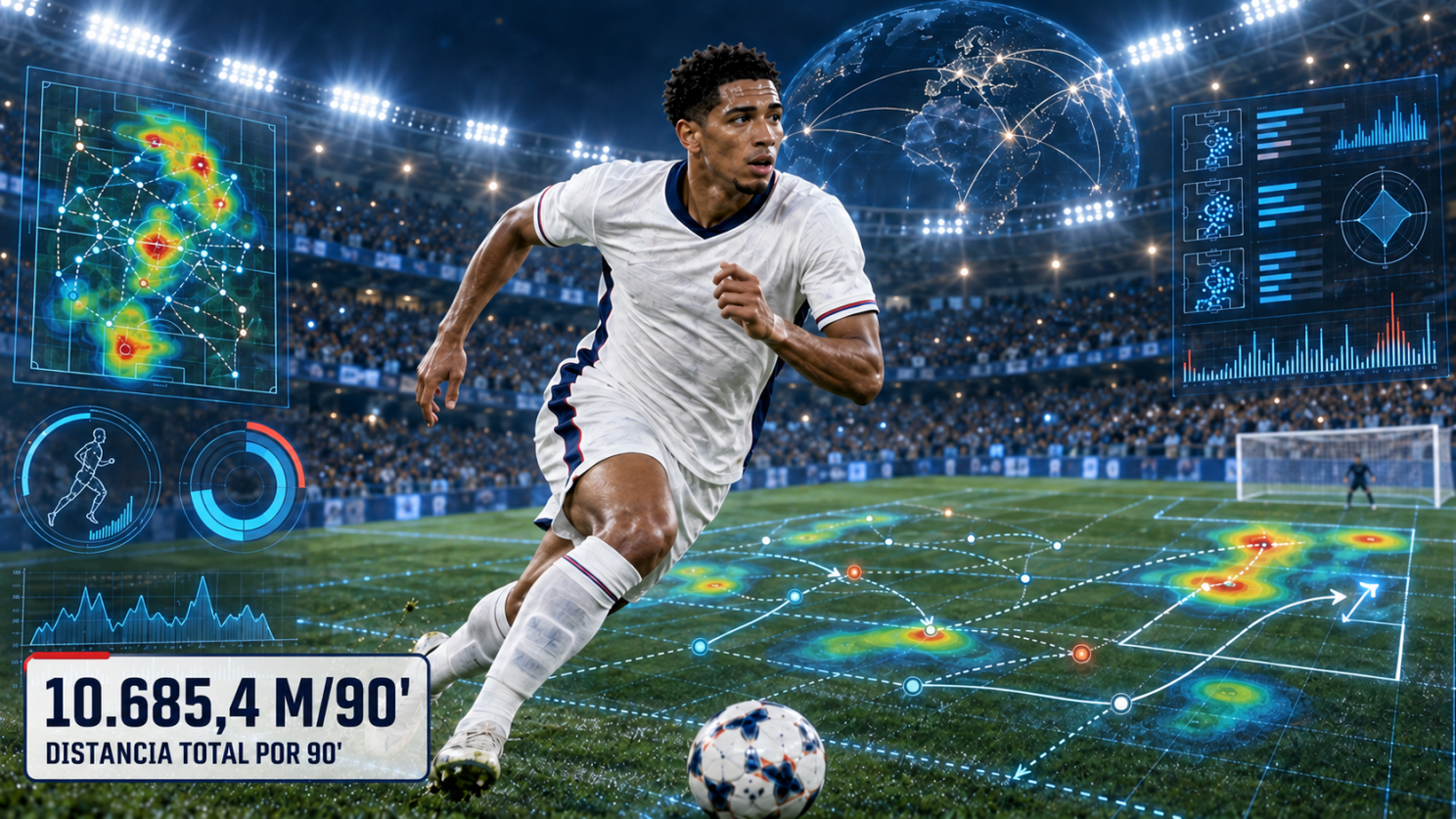 Estudio y análisis de datos del Mundial 2026. Estudio y Análisis compartivo entre Messi, Mbappé, Bellingham y Oyarzábal. Toni Matas Barceló.
