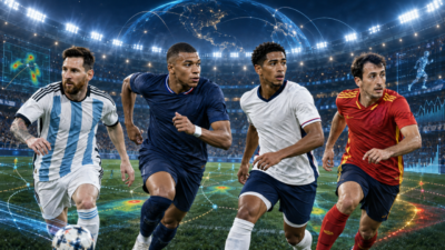 Estudio y análisis de datos del Mundial 2026. Estudio y Análisis compartivo entre Messi, Mbappé, Bellingham y Oyarzábal. Toni Matas Barceló.